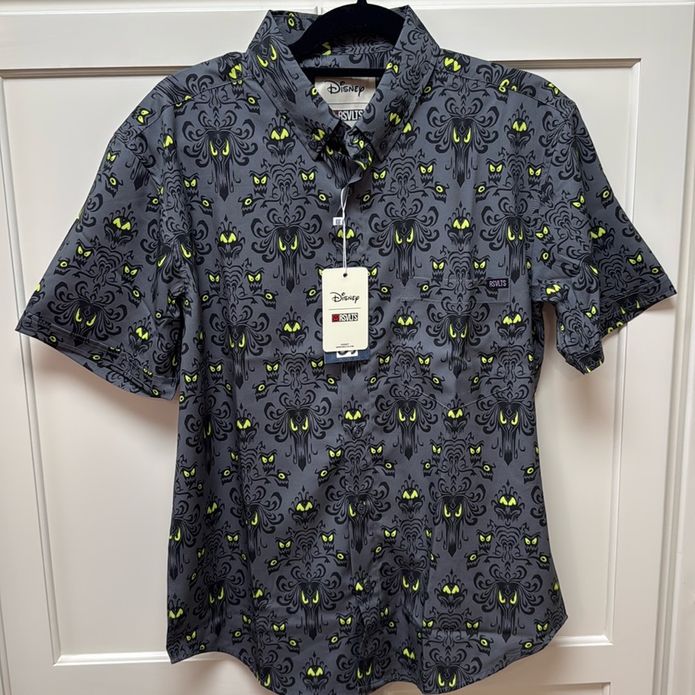 NWT Disney RSVLTS Haunted Mansion “Wall Creeps” shirt